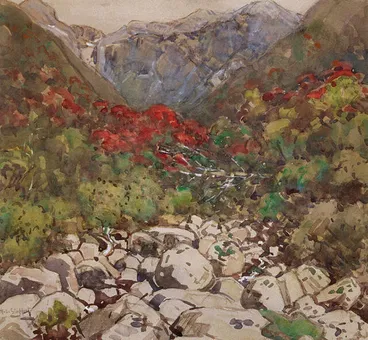 Image: Margaret Stoddart - An Otira Stream [also known as Mountain Rata]