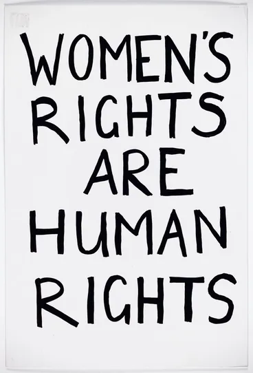 Image: Full Time Feminist / Women's Rights Are Human Rights placard