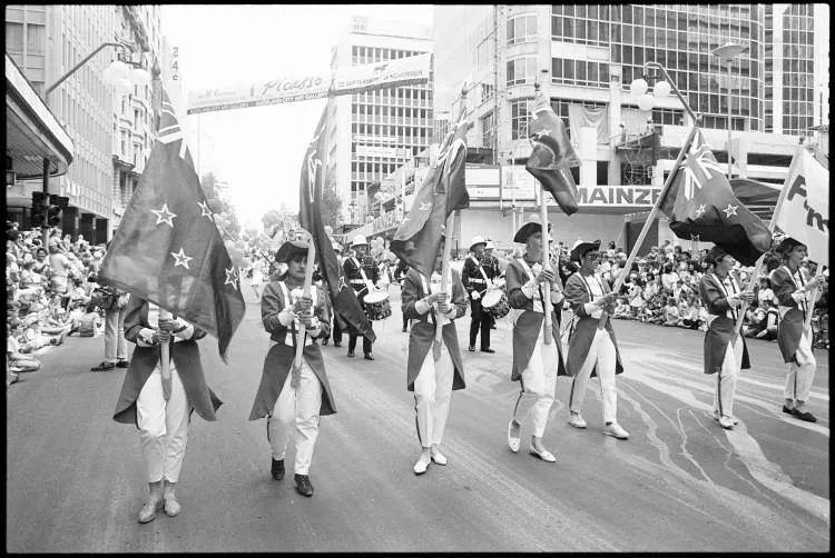 Farmers Santa Parade, Queen Street, 1989