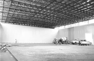 Image: Kiwifruit coolstore under construction