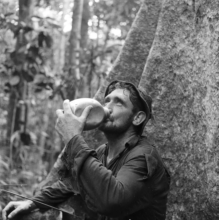 Private W J Rodgers, Malayan jungle