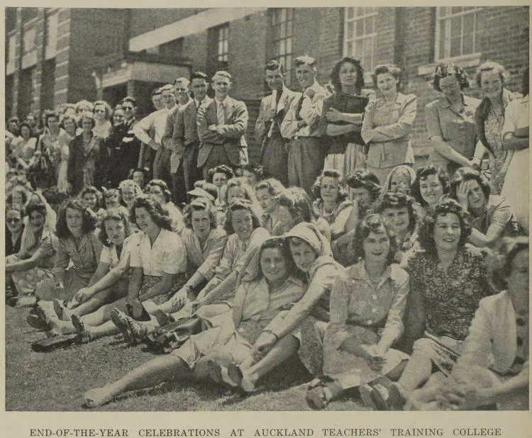 End-of-the-year celebrations at Auckland Teachers' Training College