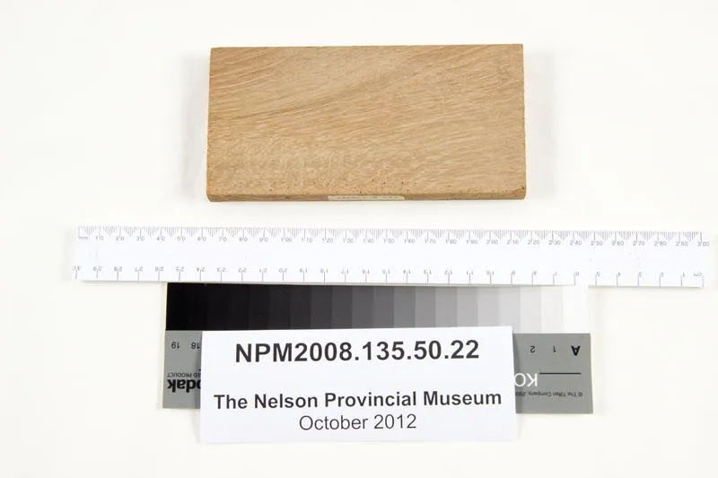 Timber sample, Japanese Oak