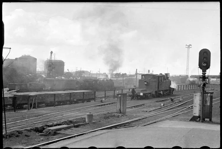 Railway sidings, 1950s