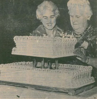 Image: Levin School jubilee cake 1965