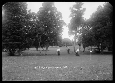 Image: Three women on the golf course, Whangarei
