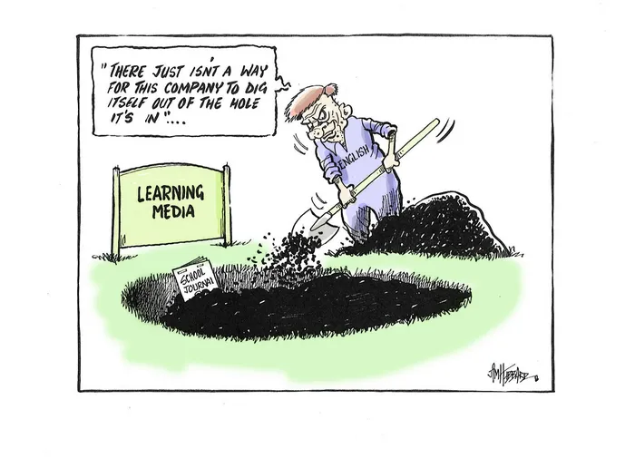 Hubbard, James, 1949- :"There just isn't a way for this company to dig itself out of the hole it's in..." 12 September 2013