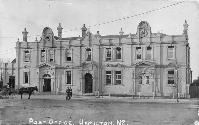 "Post Office, Hamilton. NZ."