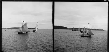 Image: Yacht race on harbour, location unknown