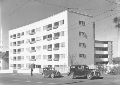 [Block of flats, Symonds Street]