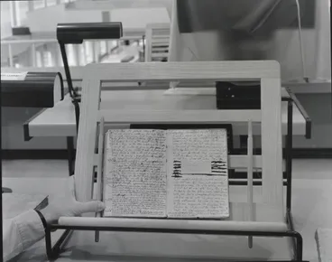 Image: Berlin State Library, Johann Reinhold Forster's journal from Cook's second voyage to New Zealand in 1773, 17 November 1997. From the series: Cook's Sites