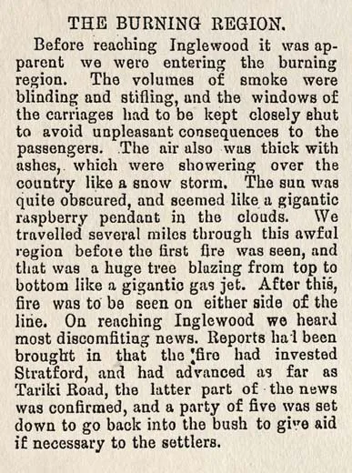 ‘The burning region’