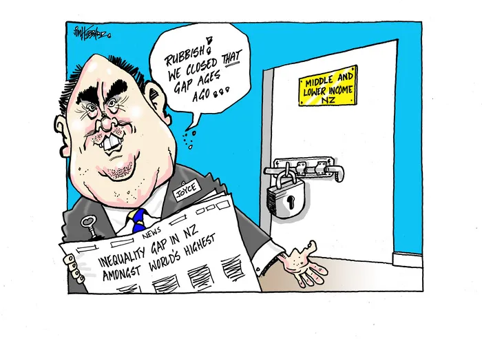 Inequality gap in NZ amongst world's highest