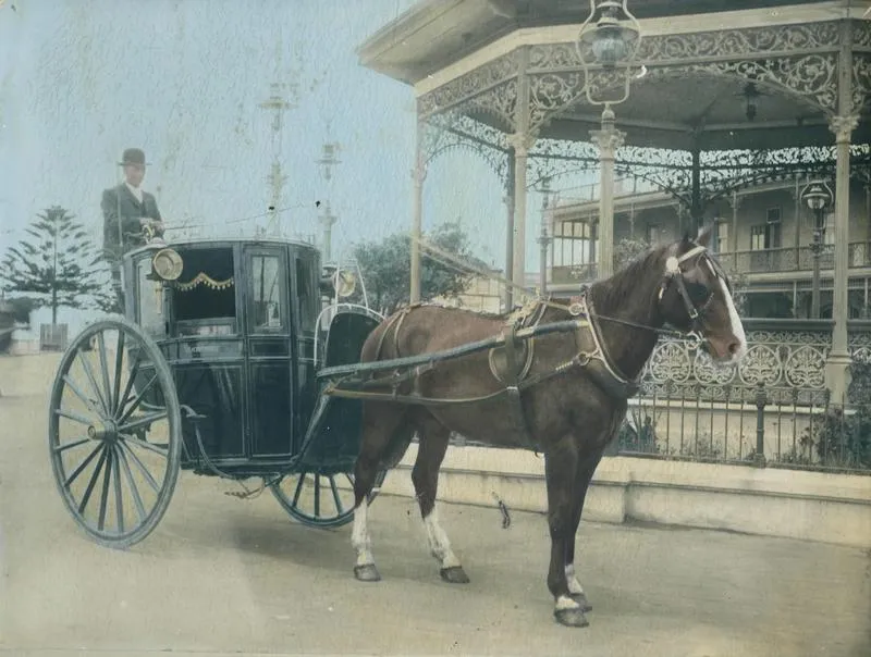 Hansom Cab on Marine Parade