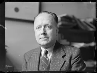 Image: Mr Annand, Secretary, Wellington Aero Club