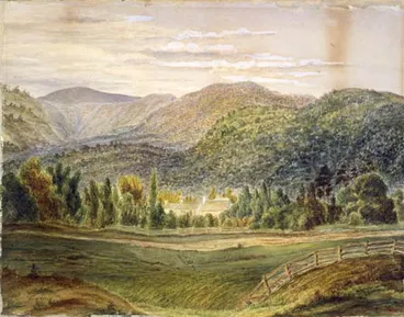 Image: Thomas Mason's gardens at Taita, Hutt Valley, Wellington