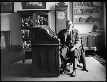 Image: Headmaster of New Plymouth Boys' High School, William Henry Moyes