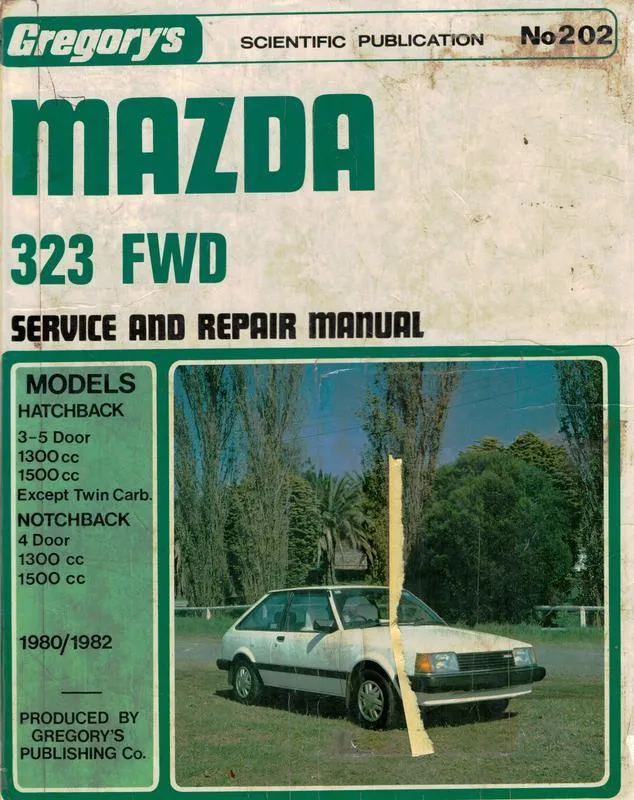 Mazda 323 FWD 1980/1982 Service and Repair Manual