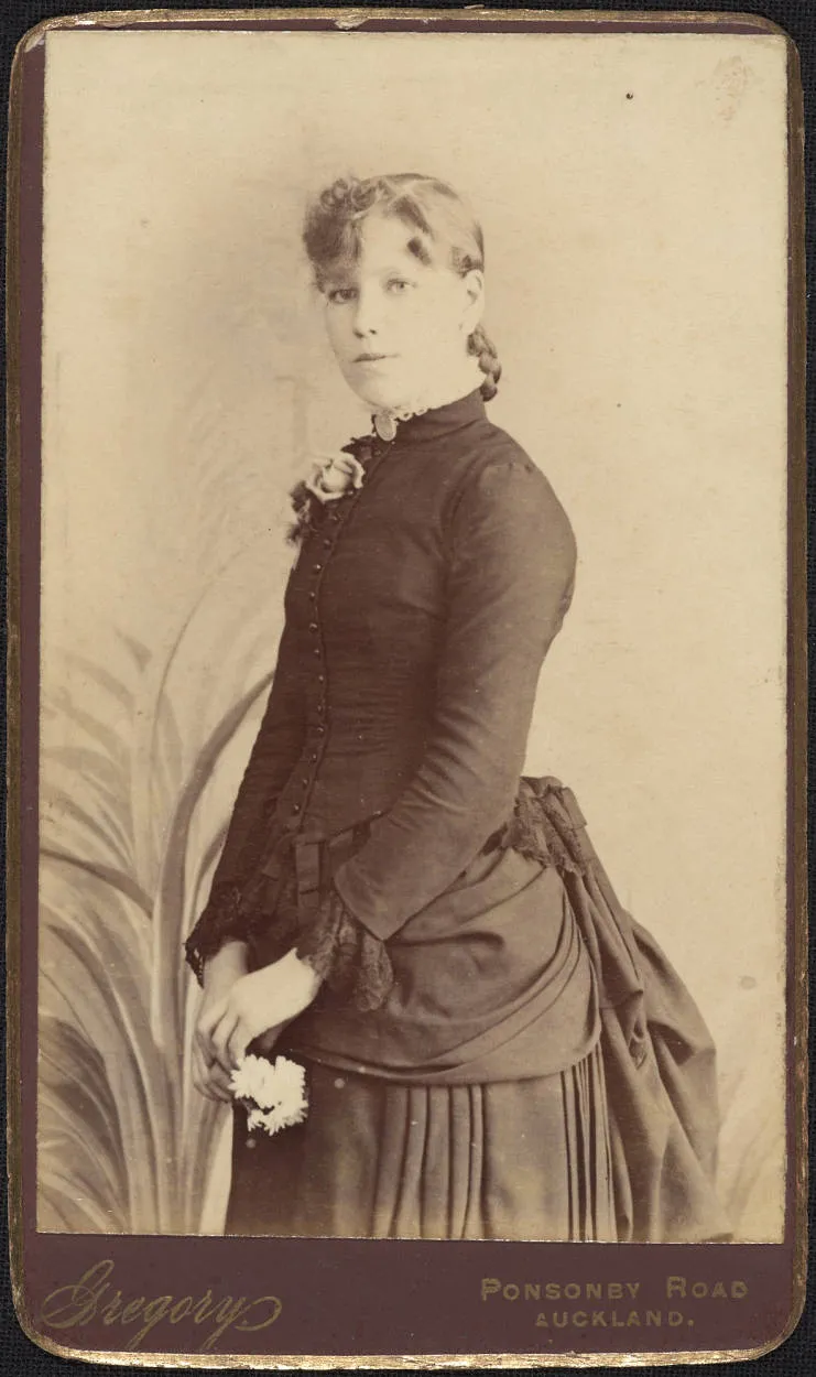 Annie Heron, c1885
