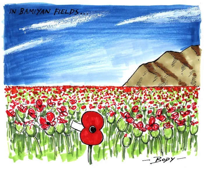 In Bamiyan fields... 8 August 2010