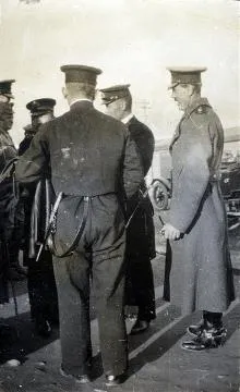 Japanese officers at Featherston Camp : digital image