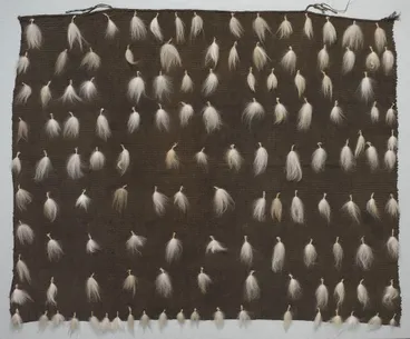 Image: Kahu waero (dog hair tassel cloak)
