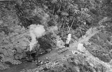 Image: Quarry for Nihotupu Dam.