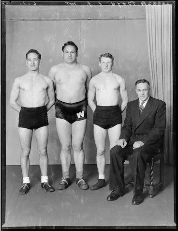 Image: Boys' Institute wrestling team