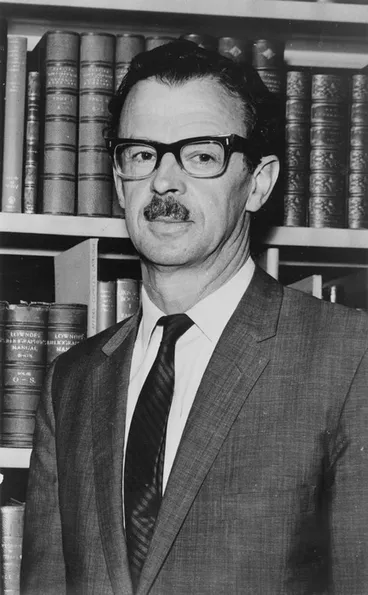 Image: Portrait of John Reece Cole, Chief Librarian of the Alexander Turnbull Library