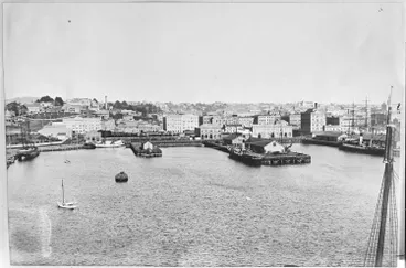 Image: Auckland waterfront, Quay Street, 1904