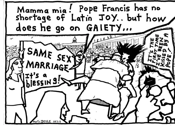 Doyle, Martin, 1956- :[Kissed by a Pope]. 28 March 2013