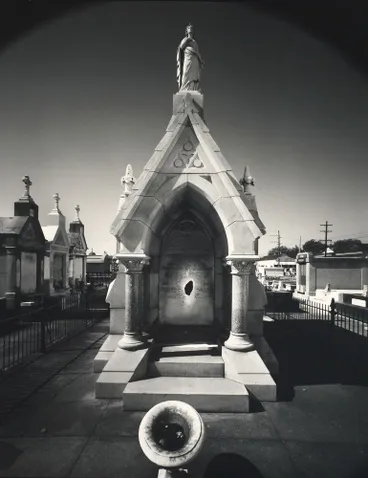 Image: Tomb: Lafayette #2 Cemetery, New Orleans, Louisiana, 5 October 1988. From the series: Southern death suite: sweet sad song
