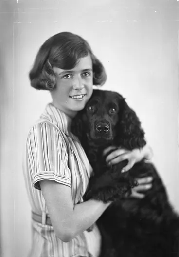 Image: Pullen, Girl and Dog