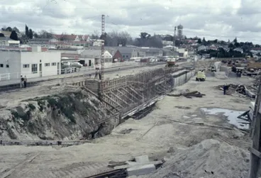 Image: Lowering the railway line in the CBD