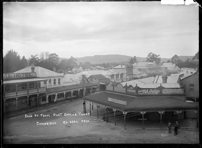 Duke Street from the Post Office tower, Cambridge