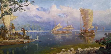 Image: ‘The legend of the voyage to New Zealand’