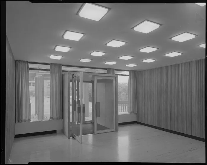 Interior, entrance, Meteorological Office, Wellington