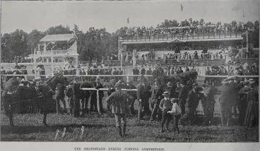 Image: The grandstand during jumping competitions