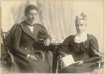 Image: Weber, E Ruth :Photograph of Ann Fletcher Jackson, 1833-1903, and Bertha Jackson, 1864-1936