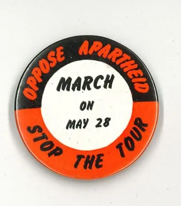 Image: Badge – Oppose Apartheid, Stop The Tour