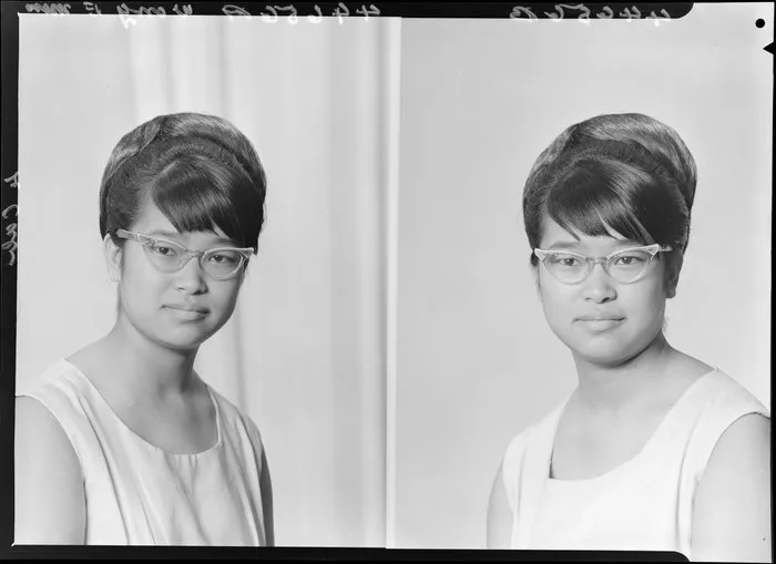 Unidentified woman [Mrs Wong?] [two images]