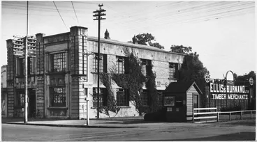 Image: Ellis & Burnand - Head Office on the corner of Victoria Street and Claudelands Road