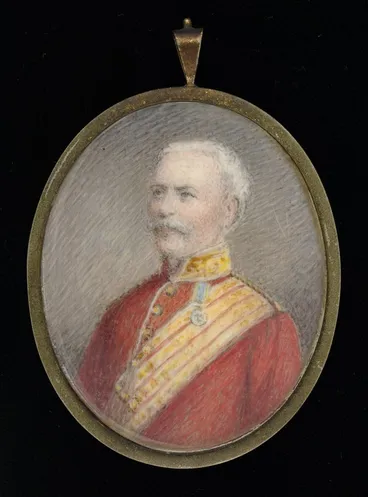 Image: Miniature portrait of Charles Emilius Gold