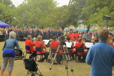 Image: Effects of the Canterbury earthquakes of 2010 and 2011, particularly of ceremonies to commemorate the February 22 2011 earthquake