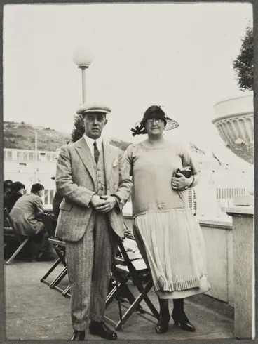 Image: A man and a woman