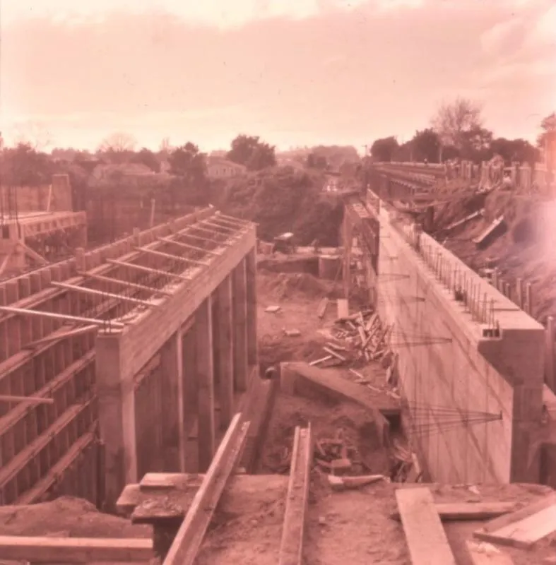 Slide - End of Victoria Street railway tunnel