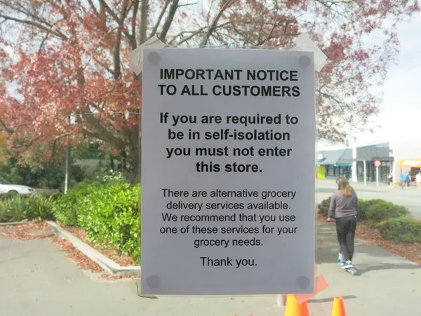 Sign on Fresh Choice, Edgeware