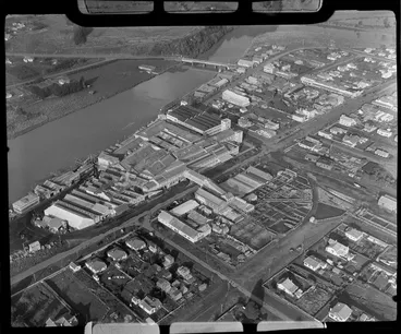 Image: Waitara, North Taranaki District, featuring freezing works