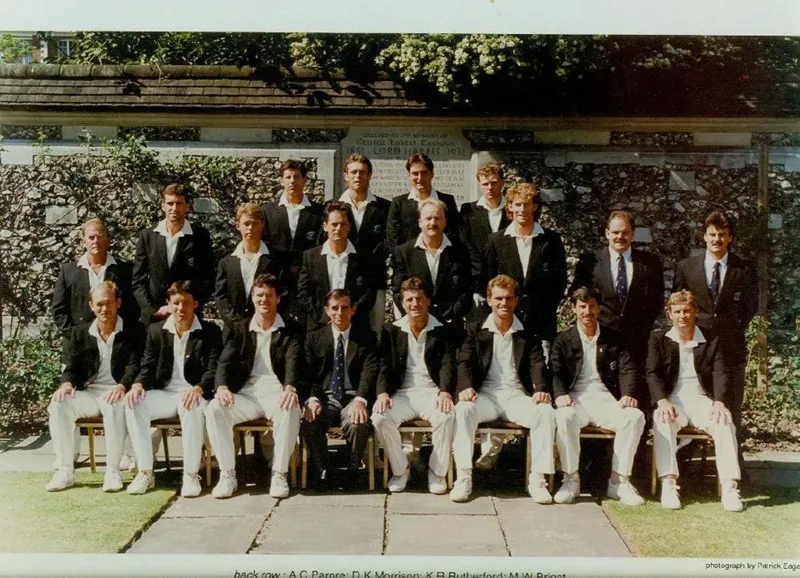 Photo: New Zealand Cricket Team, United Kingdom tour, 1990