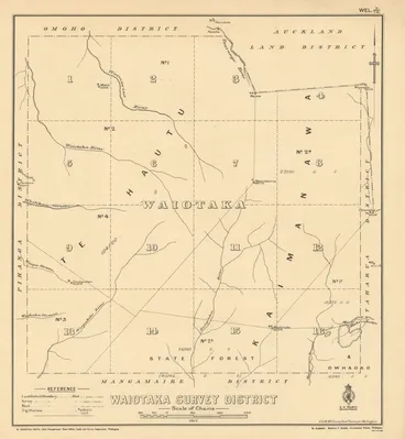 Image: Waiotaka Survey District [electronic resource].